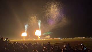 EAA AirVenture 2024 Oshkosh Wednesday Fireworks and Drones [upl. by Mathre716]