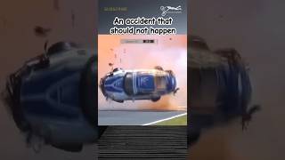 Gosh damn  😳 adventure carrace caraccident shorts trending viralshorts [upl. by Irehc]