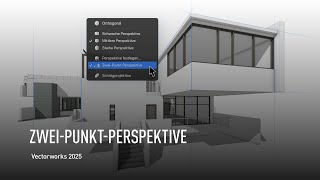 ZWEIPUNKTEPERSPEKTIVE  Vectorworks 2025 [upl. by Eetsud70]