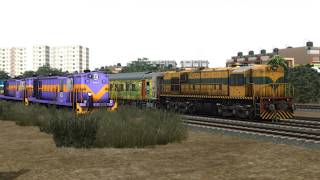 NWR Route  MG Removal  Duronto Coaches  WDSAD [upl. by Eded]