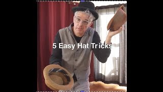 Learn 5 Easy Hat Tricks [upl. by Auqcinahs]