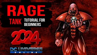 DCUO Rage Tank Tutorial for Beginners 2024 [upl. by Secilu578]