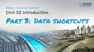 Civil 3D Tutorial 3 Data Shortcuts [upl. by Knowle]