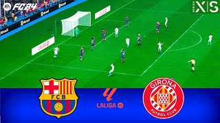 FC 24  Girona vs Barcelona  La Liga 2324 Full Match [upl. by Yelsiap599]