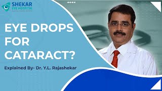 Can Eye Drops Be Used To Prevent Or Cure Cataracts  Shekar Eye Hospital [upl. by Delphina]