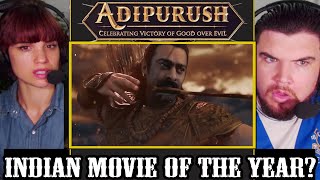 BEST INDIAN MOVIE OF 2023 Adipurush Official Trailer Hindi  Prabhas  Saif Ali Khan  Reaction [upl. by Nytsirhc774]