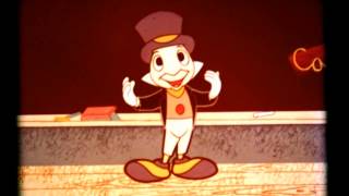 Im No fool As A Pedestrian Jiminy Cricket Disney 16mm Sound Hd Hbvideos [upl. by Marga]