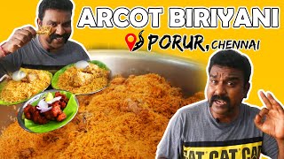 ARCOT BIRIYANI  PORUR BIRIYANI SPECIAL [upl. by Adamis]