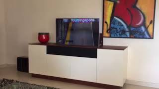 Design TV Meubel met TV lift  Kees Verhouden Meubelen [upl. by Fifine]