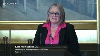 24102024 Sak 3 2 KariAnne Jønnes [upl. by Divan]