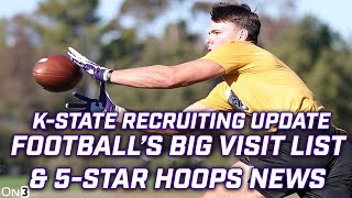 KState Recruiting Update Big football visit weekend 5star hoops news [upl. by Shinberg812]