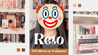 RETO de 100 LIBROS en 5 minutos [upl. by Richardo]