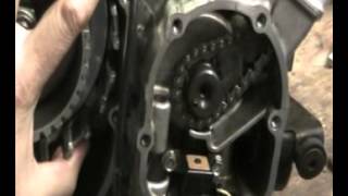 INSTALLING A ZXR400 CAMCHAIN ONTO CRANK [upl. by Revilo]