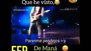 FER DE MANA SE CAE EN PLENO CONCIERTO [upl. by Zolner]