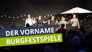 Burgfestspiele Mayen überzeugen mit französischer Komödie “Der Vorname” [upl. by Lianne]