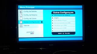 Tutorial do Receptor P999 HD Duo da Premium Box [upl. by Neelear]