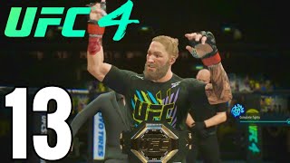 UFC 4 Middleweight Career Mode Walkthrough Part 13  TITLE FIGHT [upl. by Kohsa694]