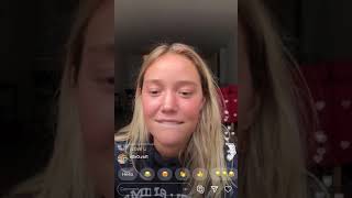 Olivia Ponton 62820 Instagram live [upl. by Arytahs]