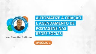 Automatize o agendamento de postagens em redes sociais com o Make antigo Integromat  Episódio 1 [upl. by Milton]