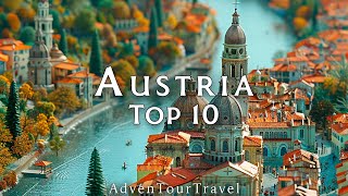 Top 10 Best Places to Visit in Austria  Travel Video [upl. by Nodarb837]