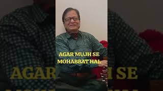 Agar Mujh Se Mohabbat HaiCoverRoshan Jamil [upl. by Fredella]