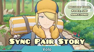 Volo Sync Pair Story amp Voice Poses and Animation  Pokémon Masters EX [upl. by Odidnac]