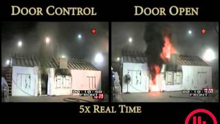 UL Controlling the Door Limits the Air and Size of Fire [upl. by Rooker]