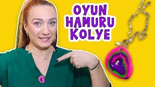 Oyun Hamuru ile Kolye Yaptım  Nasıl Yapılır Kendin Yap  UmiKids [upl. by Kamaria]