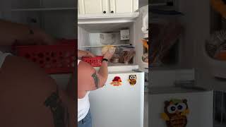 Reorganizing my freezer part 1 asmrcleaning sahm asmr [upl. by Annaeg660]