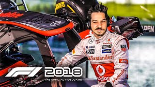 F1 2018 MODO CARREIRA  SONHANDO COM A MERCEDES Ep2 [upl. by Llehsyar]