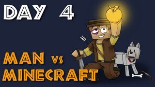 Man vs Minecraft  S5 Day 4 quotDesert Tombquot Survival Roleplay [upl. by Eizzo]