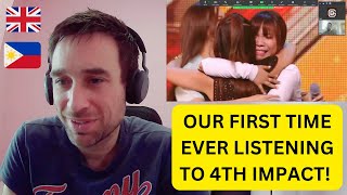 Two British Moguls React to 4th Impact  X Factor UK Audition [upl. by Atorod114]