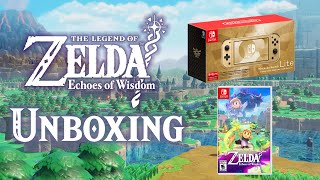 Unboxing Zelda Echoes Of Wisdom And Hyrule Edition Switch Lite Best Switch Lite Model So Far [upl. by Wilkens]