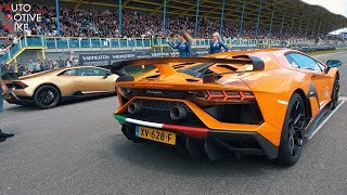 Lamborghini Aventador SVJ DRAG RACING vs Huracan Performante [upl. by Anawat]