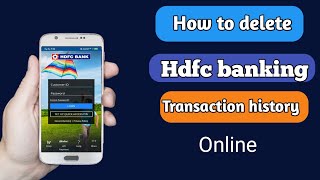 how to delete hdfc banking transaction history online [upl. by Nehtanhoj]