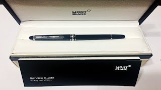 Unboxing a Montblanc Meisterstuck Rollerball  Whisper [upl. by Zenas]