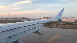 TUIFly Boeing 7378 MAX Landing Enfidha International Airport [upl. by Jodoin679]