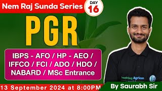 Nem Raj Sunda Class 16  Plant Growth Regulators PGR  AFO HP AEO IFFCO NABARD ADO HDO Exams [upl. by Ander]