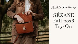 SÉZANE Fall 2023 TryOn Parisian Fall Outfits [upl. by Martynne]