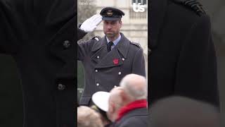 Kate Middleton Prince William and King Charles III at the National Service of Remembrance [upl. by Roche682]