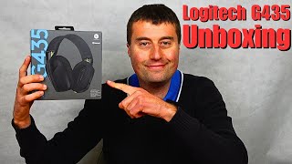 Logitech G435 Lightspeed Gaming Headset Unboxing and Overview [upl. by Nlyak]