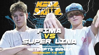 Fima vs Super Lina ★ Quarter Finals 1113 yo ★ KIDZ GOT SKILLZ [upl. by Yehus]