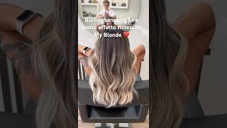 Capelli Biondi airtouch balayage hair hairstyle hairextensions blonde olaplex blondebalayage [upl. by Noelopan826]