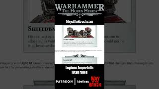 Legions Imperialis – How to Bring a God Engine to a Legion Fight horusheresy [upl. by Jecoa]