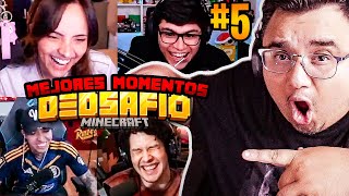 REACCIONANDO A MEJORES MOMENTOS EN DEDSAFIO MINECRAFT 3 DIA 5 [upl. by Tilly478]