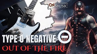 Out of the Fire  Type O Negative Guitar Cover  WWE Kanes Theme [upl. by Nilok]