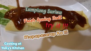 Delicious Lumpiang Sariwa  Simple Way Of Cooking Lumpiang Sariwa [upl. by Tolman]