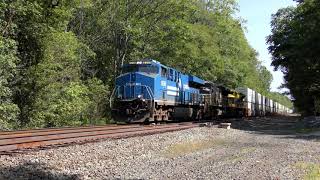 NS 25G at Larimer PA with 8098 and 1069 [upl. by Ahsinhoj818]