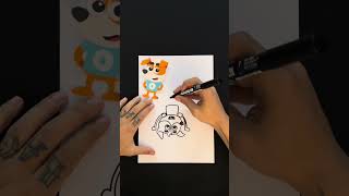 Uaaau O Otto Está Sendo Desenhado 🖌️🐕 Vem Ver Essa Arte infantil aprenderbrincando tutorial [upl. by Einahets]