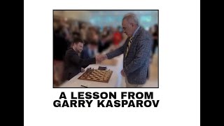 A Lesson from Garry Kasparov in the Kings Indian Defense [upl. by Nagirrek]